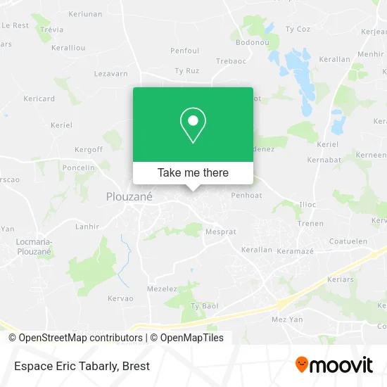 Espace Eric Tabarly map