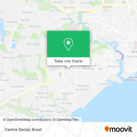Centre Social map