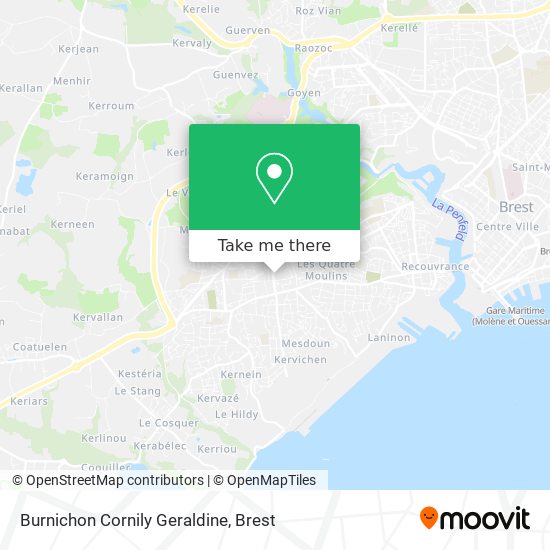 Burnichon Cornily Geraldine map