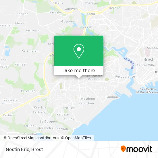 Gestin Eric map