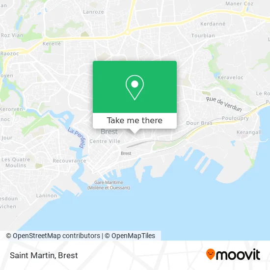 Saint Martin map