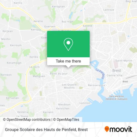 Groupe Scolaire des Hauts de Penfeld map