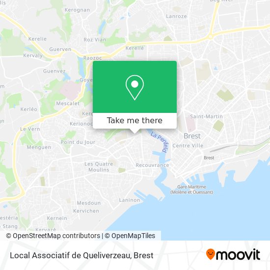 Local Associatif de Queliverzeau map