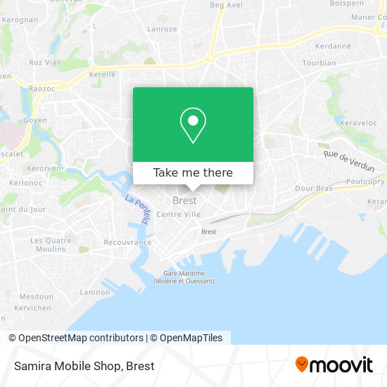 Mapa Samira Mobile Shop