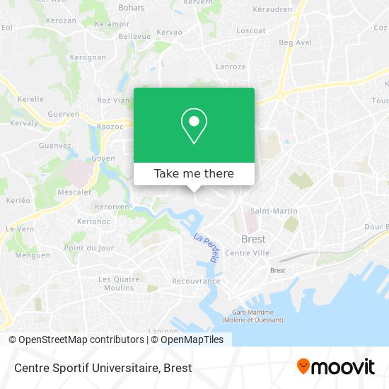 Centre Sportif Universitaire map