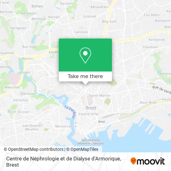 Centre de Néphrologie et de Dialyse d'Armorique map