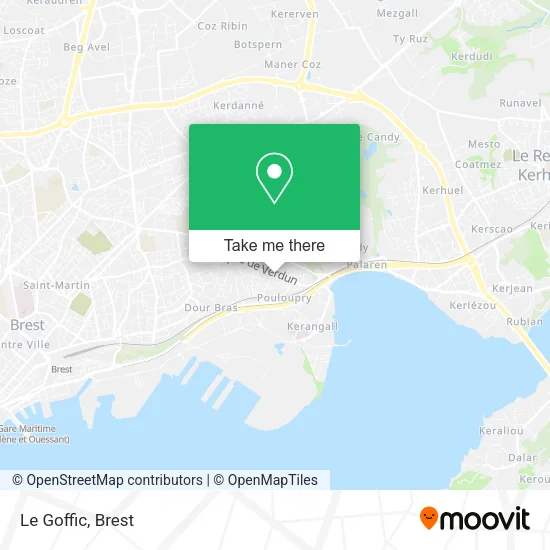 Le Goffic map