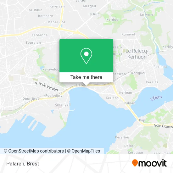 Palaren map