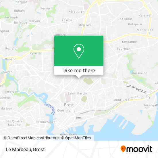 Le Marceau map