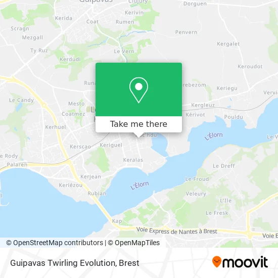 Guipavas Twirling Evolution map