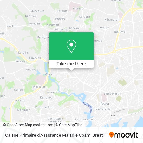 Caisse Primaire d'Assurance Maladie Cpam map