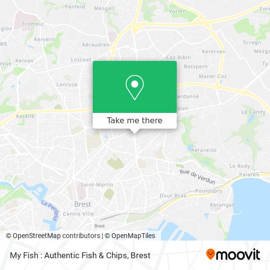 My Fish : Authentic Fish & Chips map