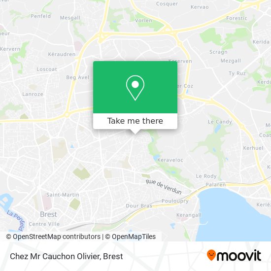 Chez Mr Cauchon Olivier map