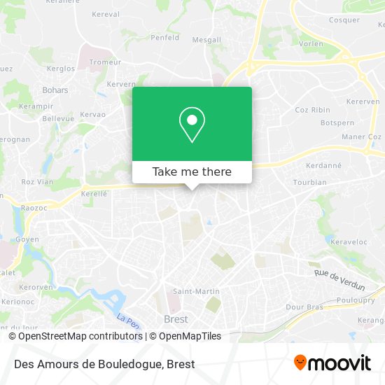 Des Amours de Bouledogue map