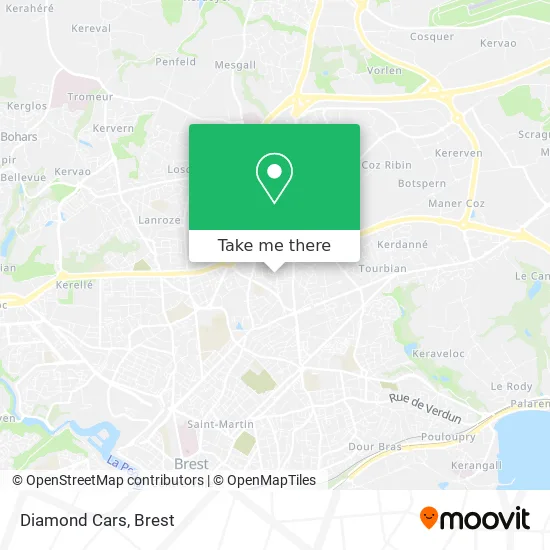 Diamond Cars map