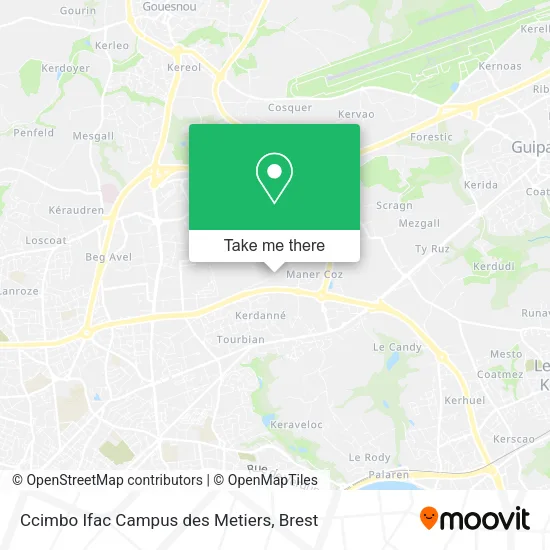 Ccimbo Ifac Campus des Metiers map