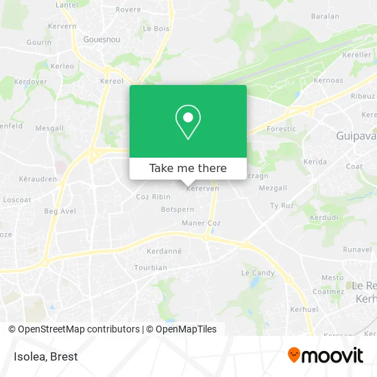 Isolea map
