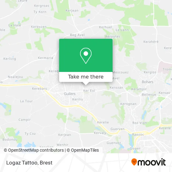 Logaz Tattoo map