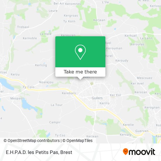 E.H.P.A.D. les Petits Pas map