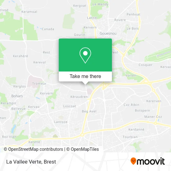 La Vallee Verte map