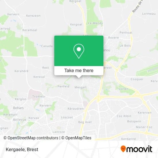 Kergaele map