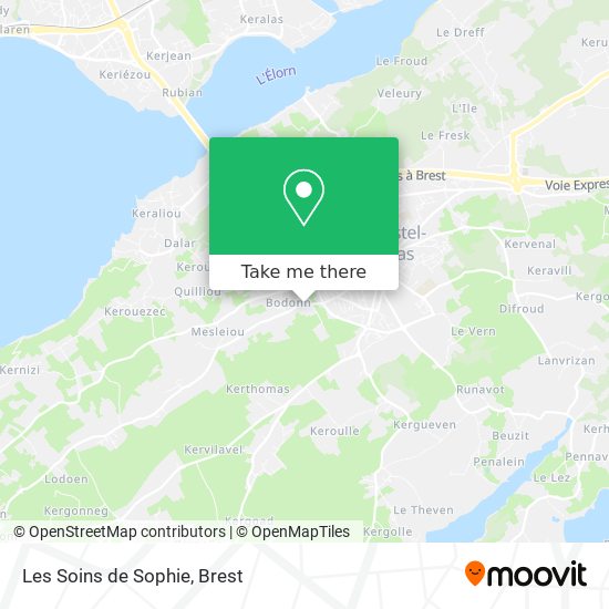 Les Soins de Sophie map