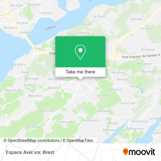 Espace Avel vor map
