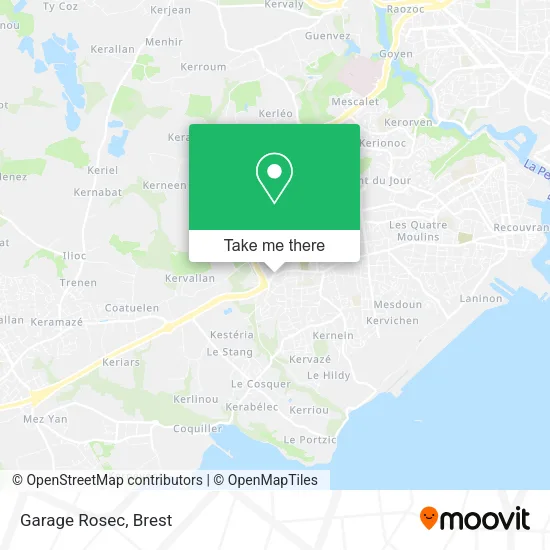 Garage Rosec map
