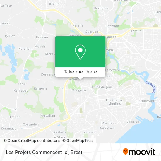 Les Projets Commencent Ici map