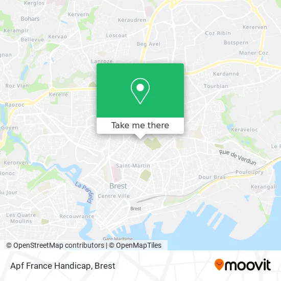 Apf France Handicap map