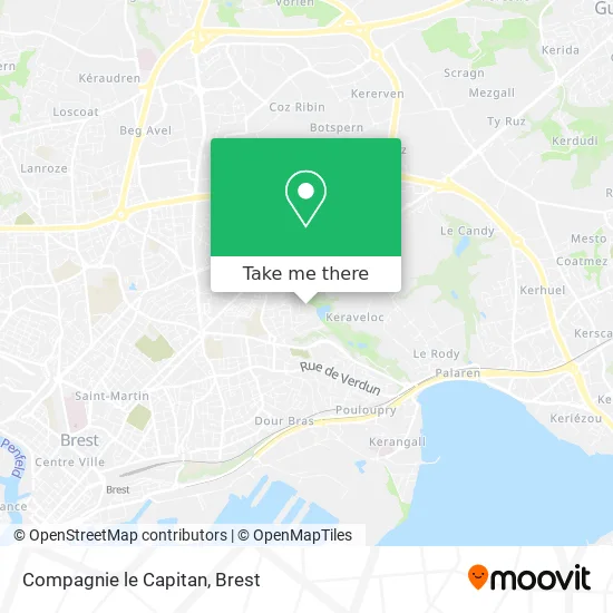 Compagnie le Capitan map