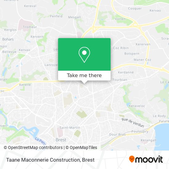 Taane Maconnerie Construction map