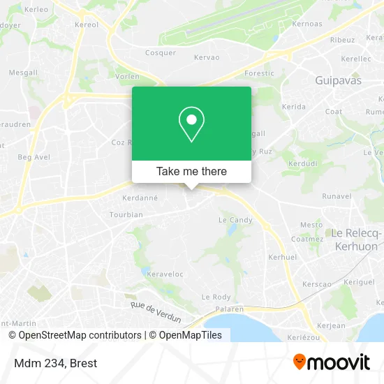Mdm 234 map