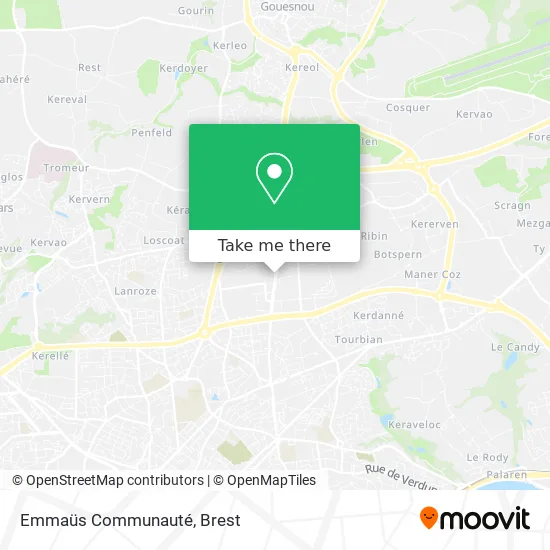 Emmaüs Communauté map