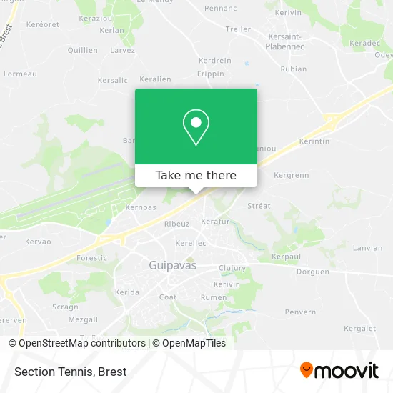 Section Tennis map