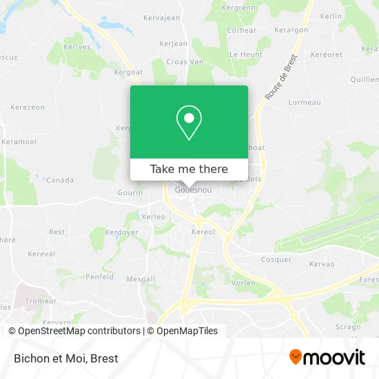 Bichon et Moi map