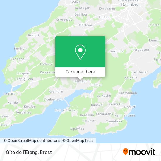 Gîte de l'Étang map
