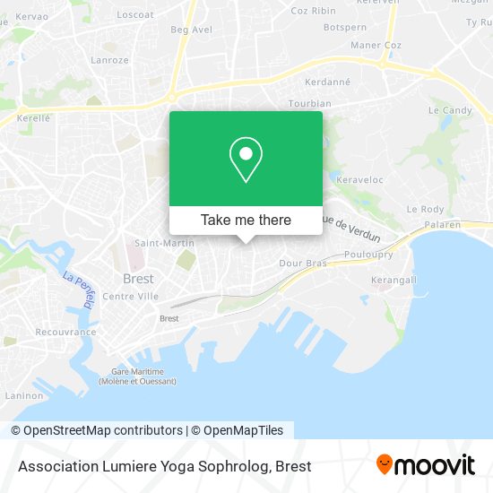 Association Lumiere Yoga Sophrolog map