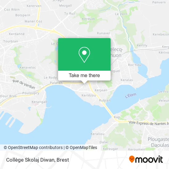 Collège Skolaj Diwan map