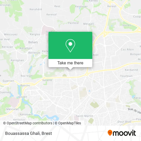 Bouassassa Ghali map