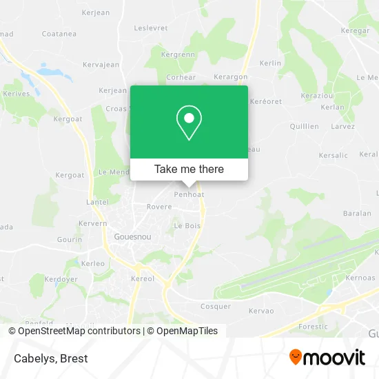 Cabelys map