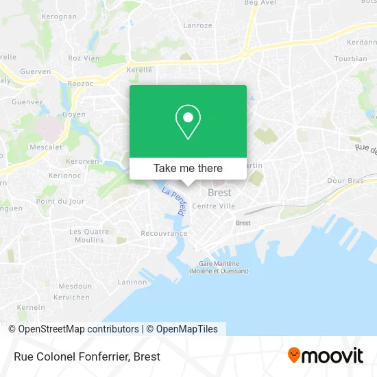 Rue Colonel Fonferrier map