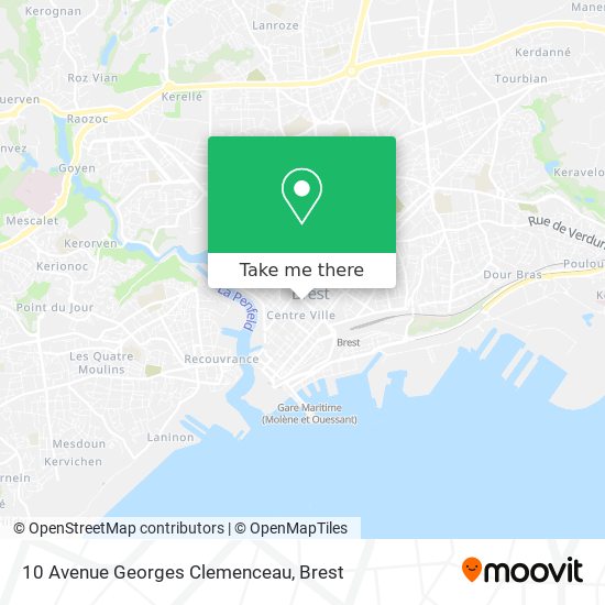 10 Avenue Georges Clemenceau map
