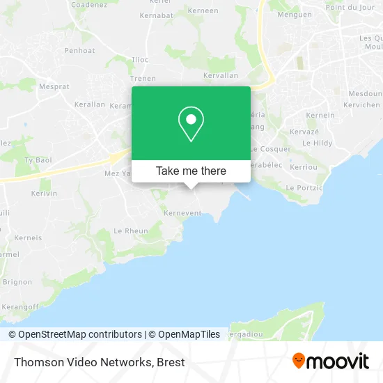 Thomson Video Networks map