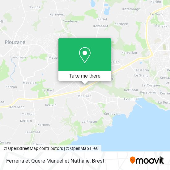 Ferreira et Quere Manuel et Nathalie map