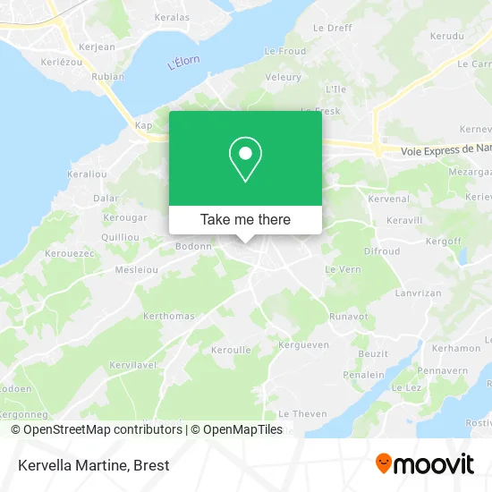 Kervella Martine map