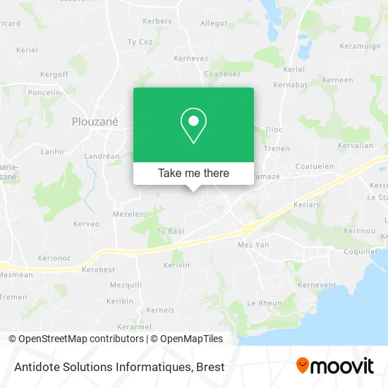 Antidote Solutions Informatiques map
