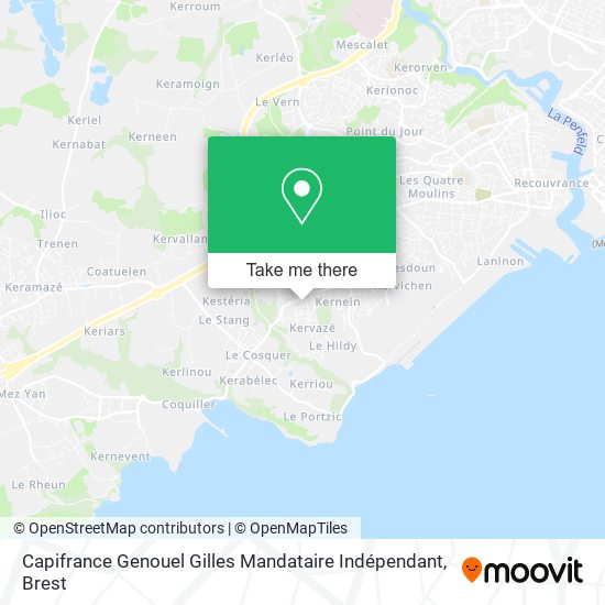 Capifrance Genouel Gilles Mandataire Indépendant map