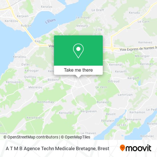 Mapa A T M B Agence Techn Medicale Bretagne