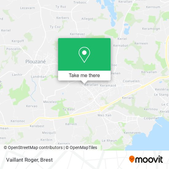 Mapa Vaillant Roger